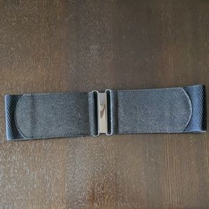 Black Glittery Garter Belt